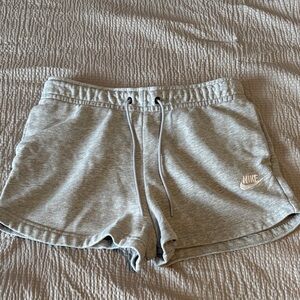 Nike Women's Gray Sweat Shorts
